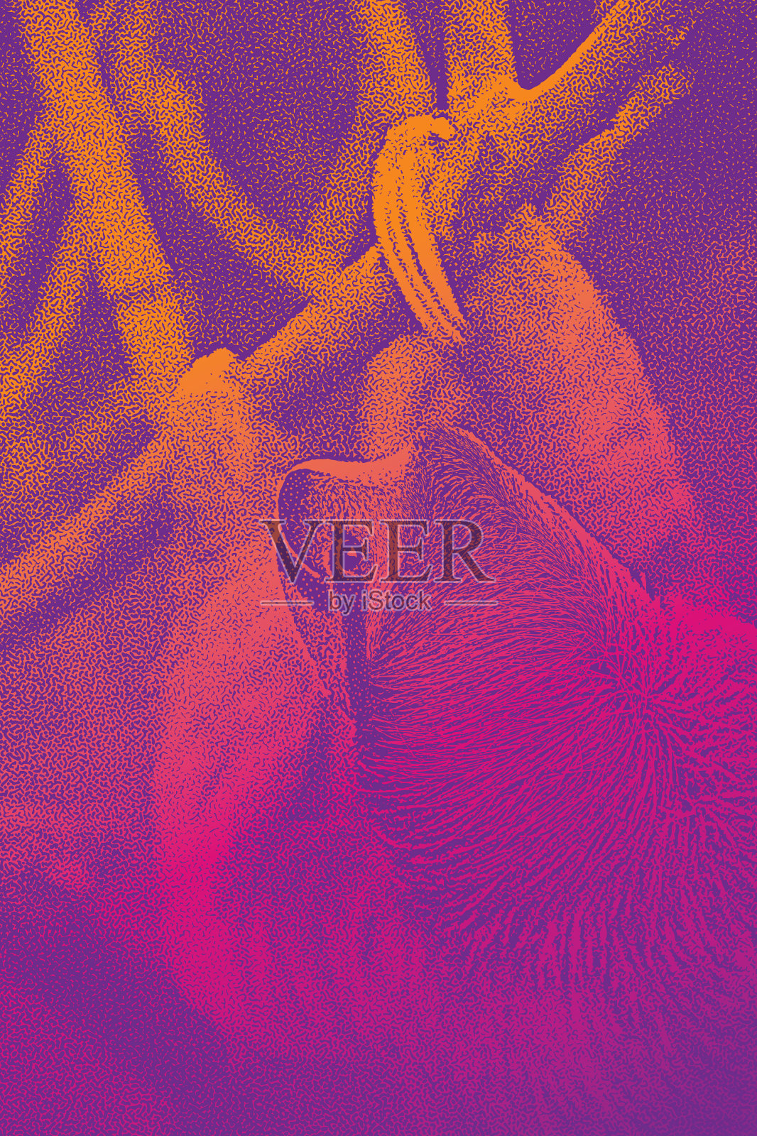 画一个快乐的树懒插画图片素材