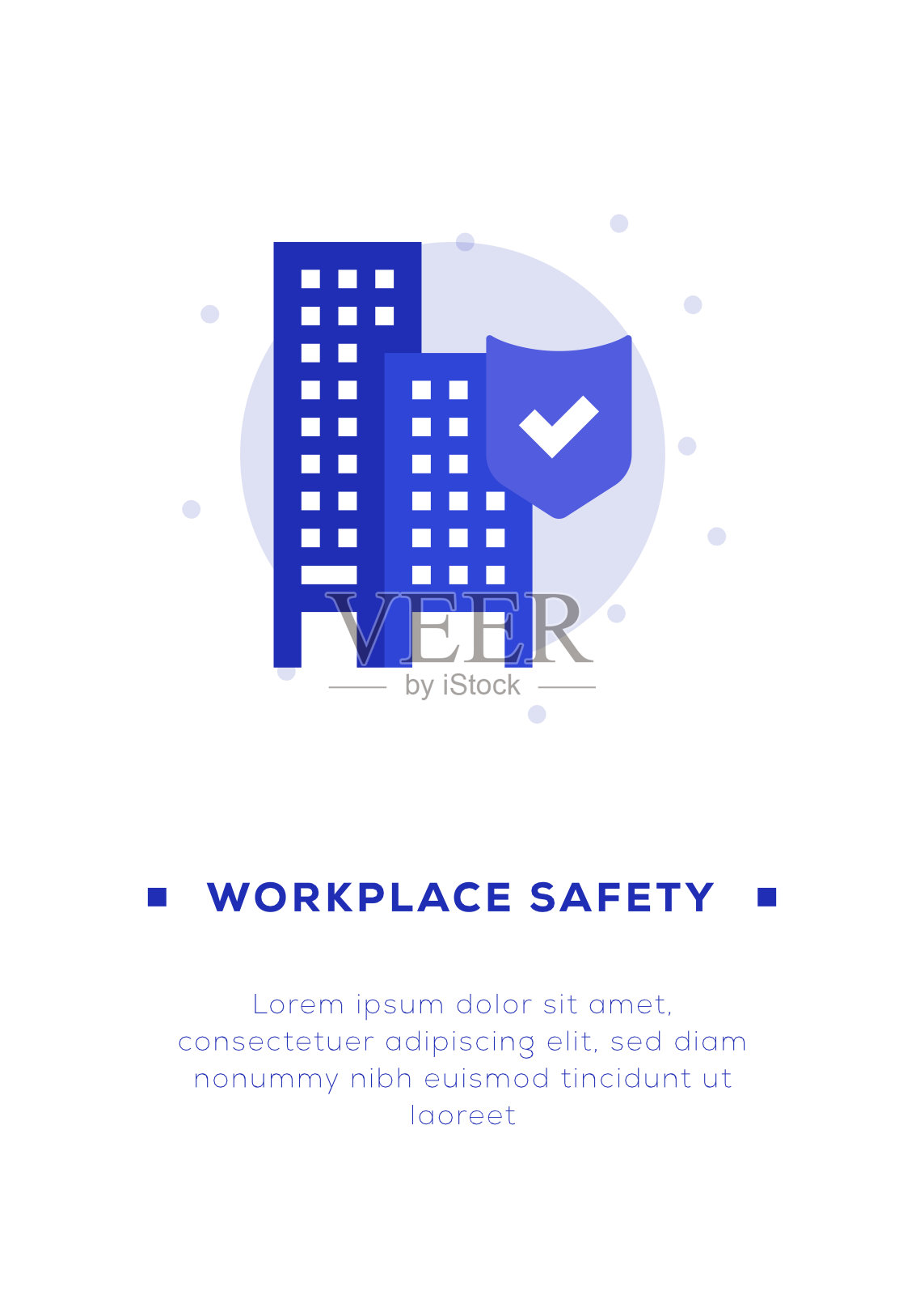 工作场所安全图标插画图片素材