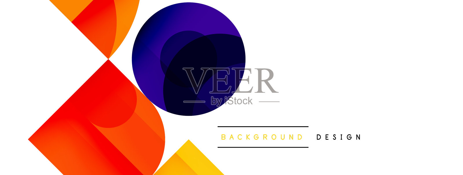 神秘的圆-迷人的几何插画图片素材