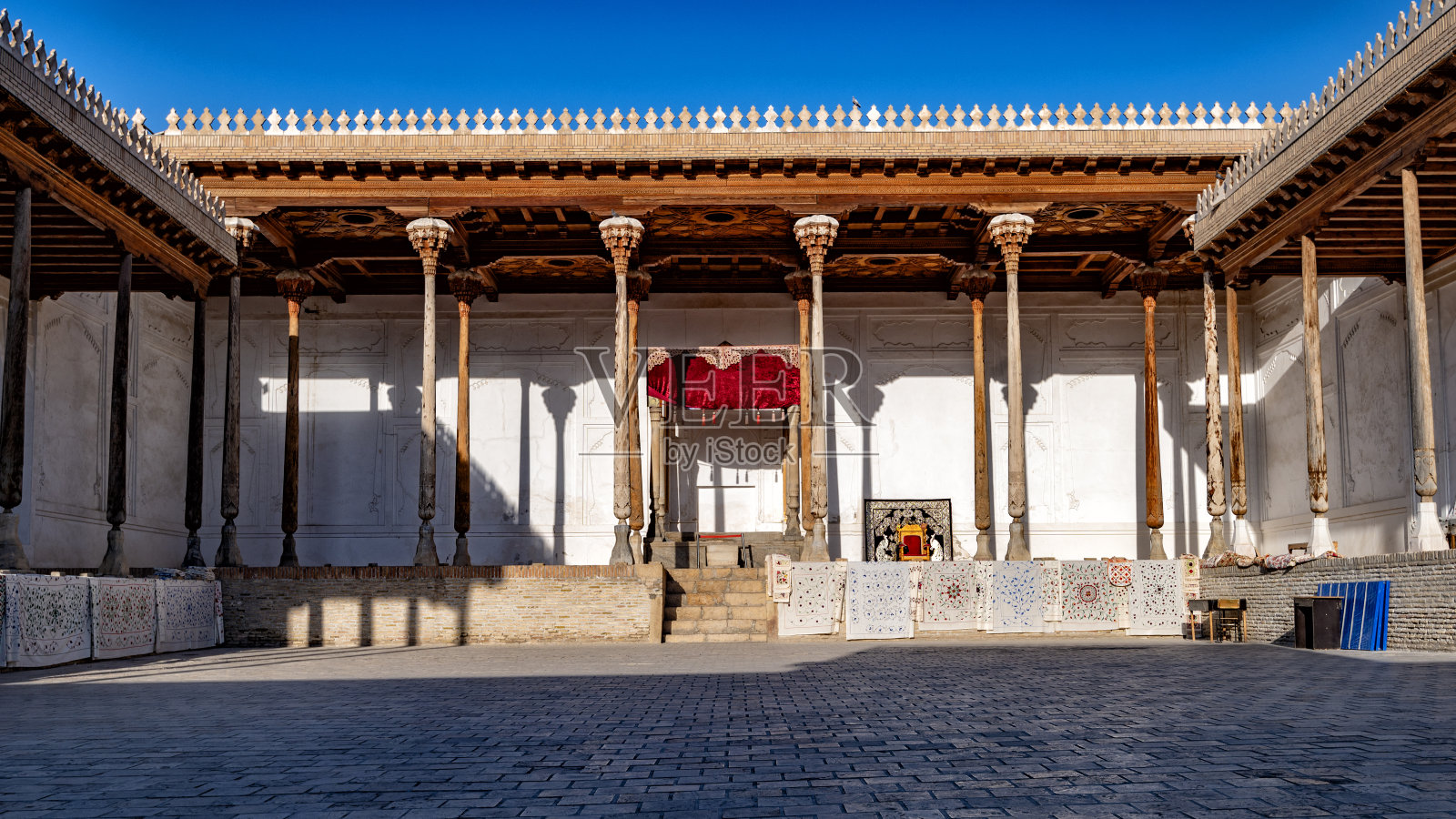 布哈拉堡，乌兹别克斯坦照片摄影图片