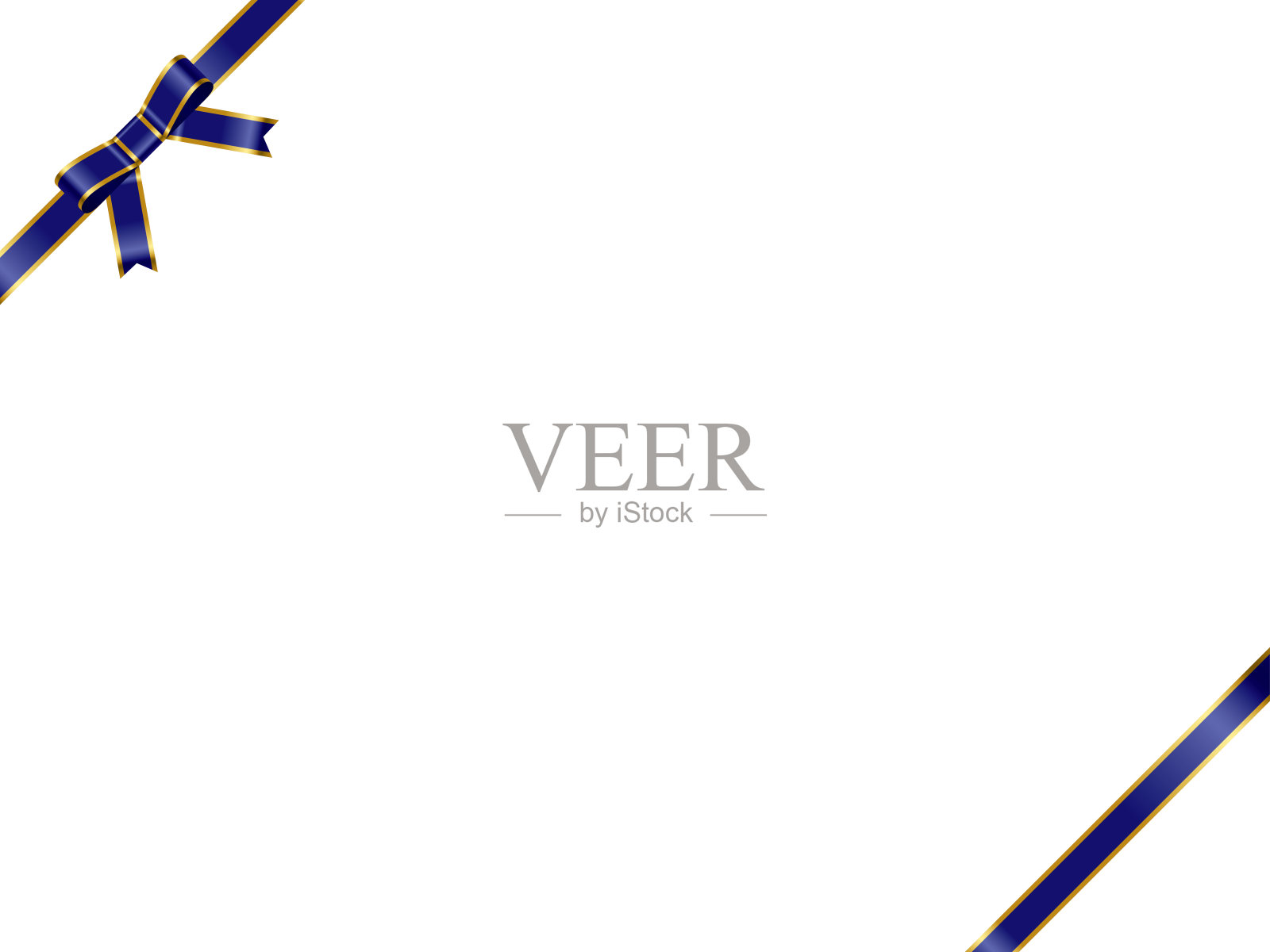 缎带边缘035-14系对角蝴蝶F插画图片素材