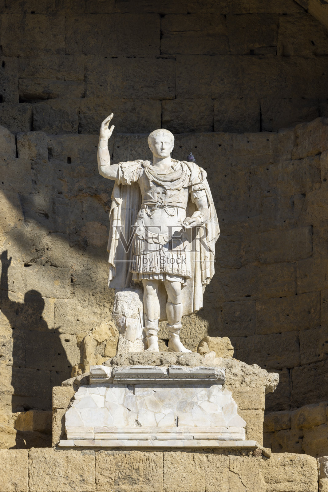 罗马圆形剧场，奥兰治，联合国教科文组织世界遗产，法国普罗旺斯照片摄影图片