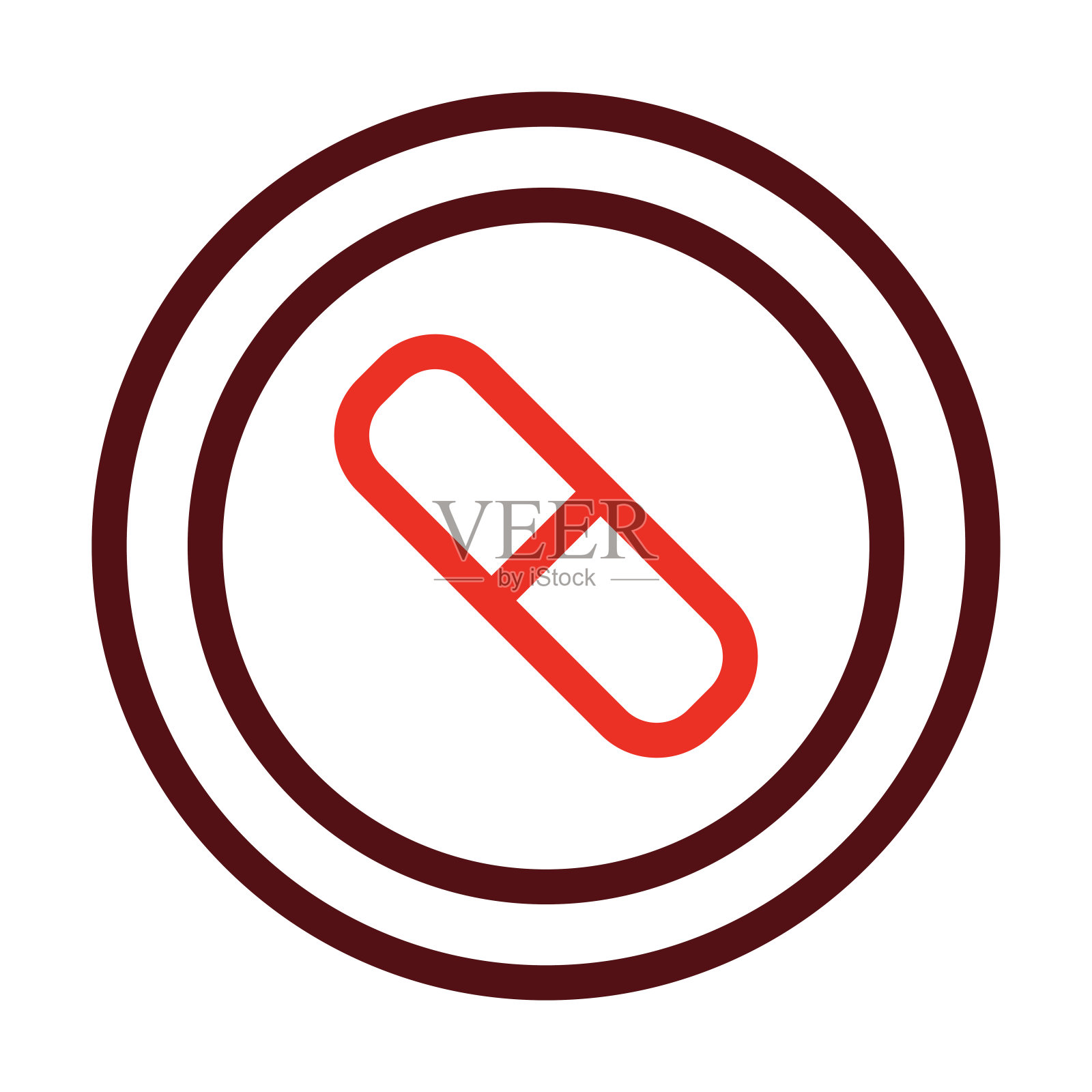 医疗保健字形两色图标个人和商业用途。插画图片素材