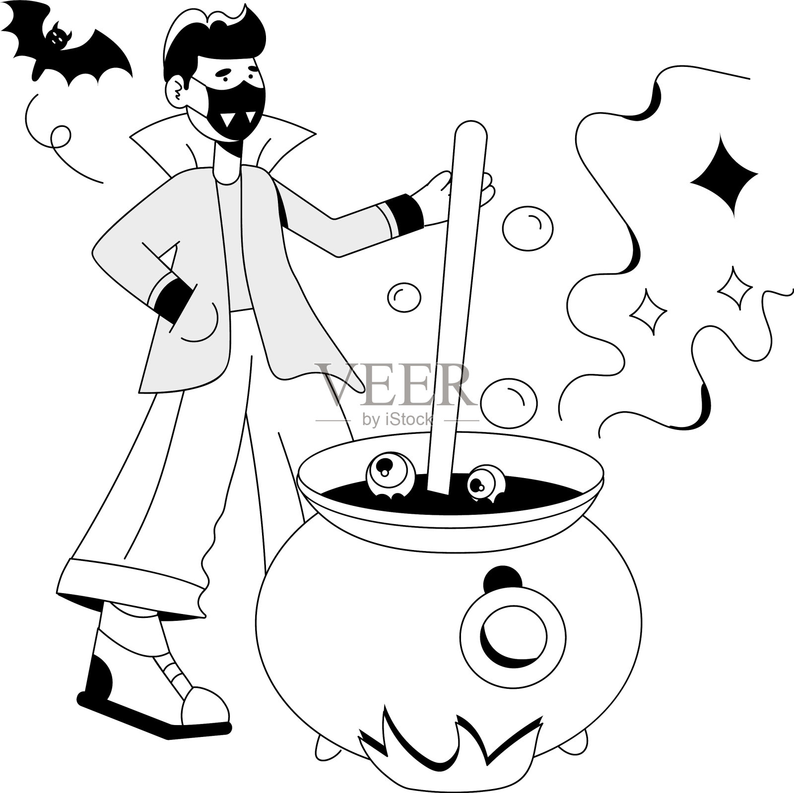 万圣节烹饪设计元素图片