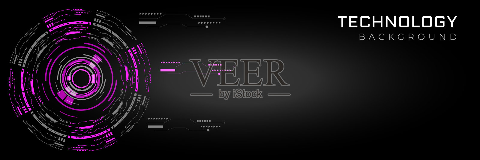 广泛抽象的现代未来科技背景。高科技数字通信。插画图片素材