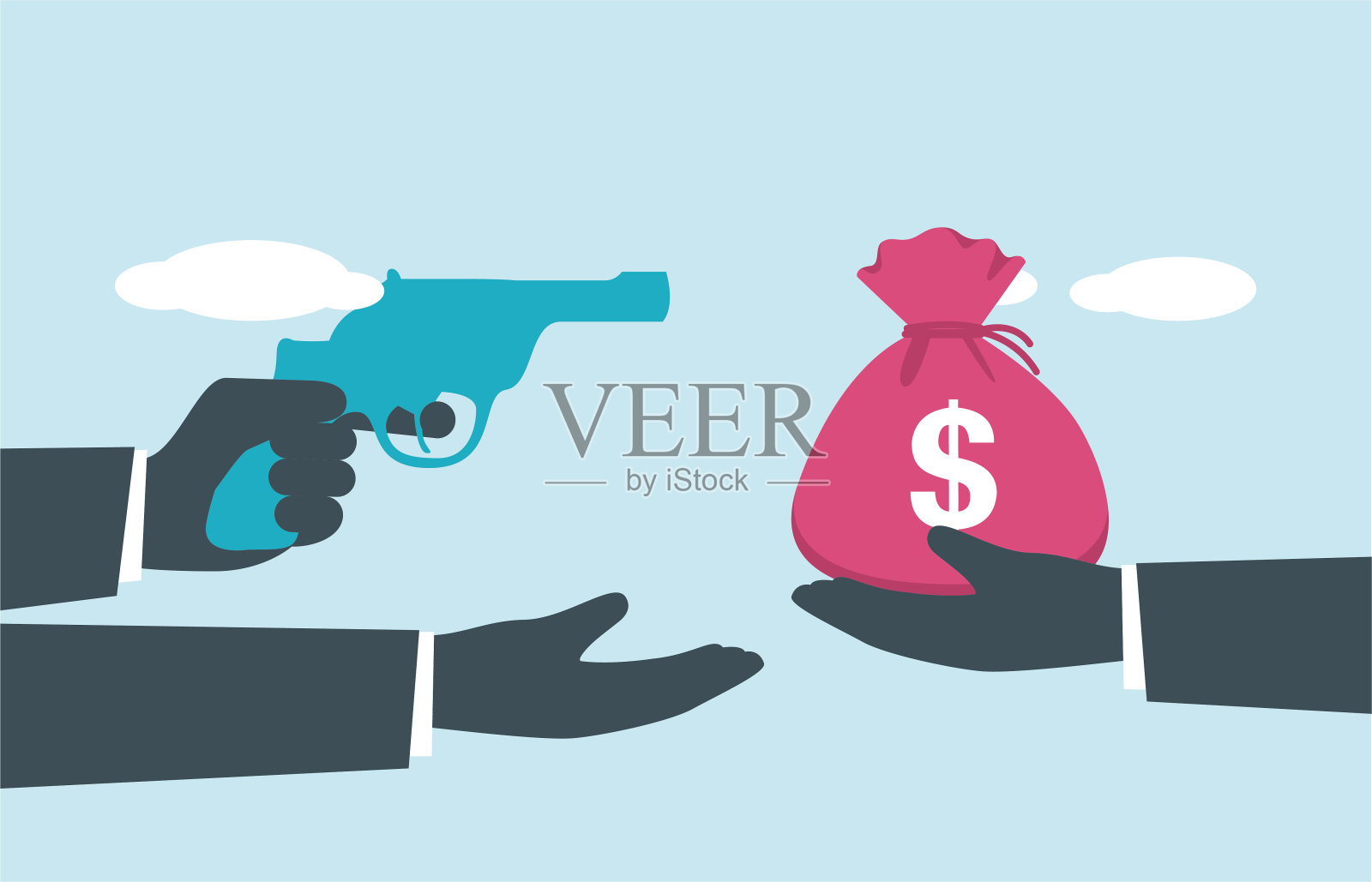 威胁设计元素图片