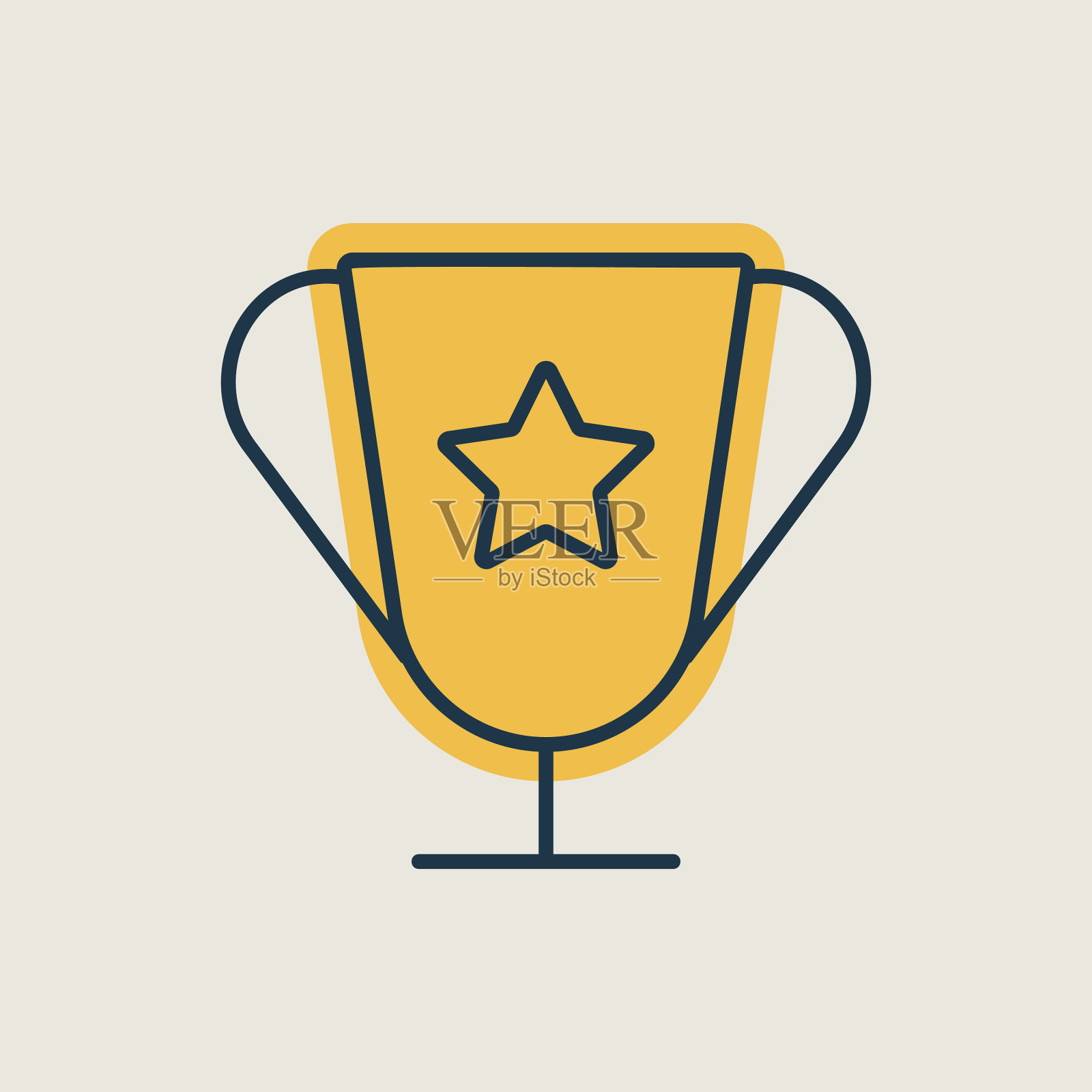 奖励孤立图标宠物动物标志插画图片素材