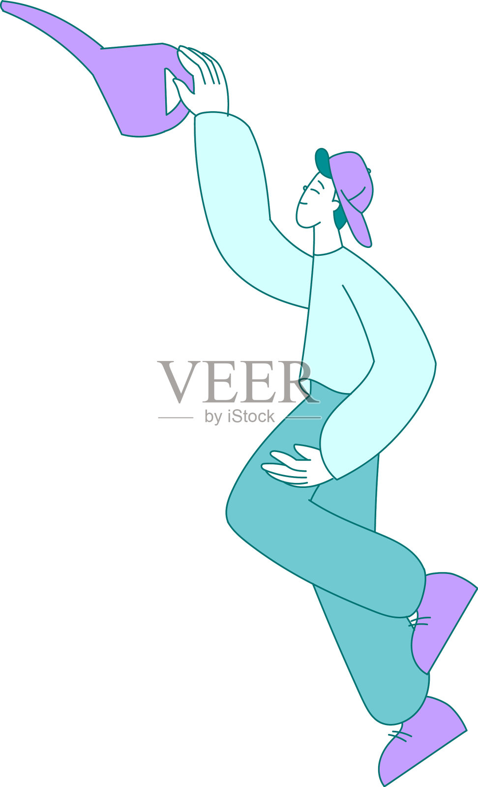 生态友好的生活用人用水可以节约设计元素图片