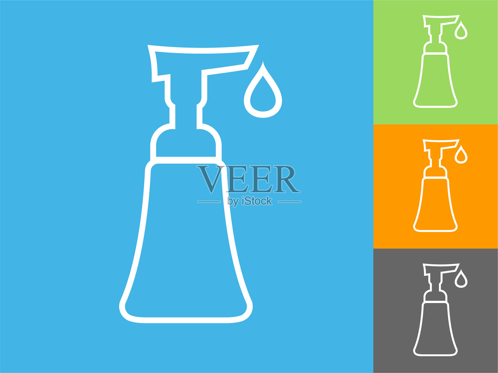 洗手液洗手液图标插画图片素材