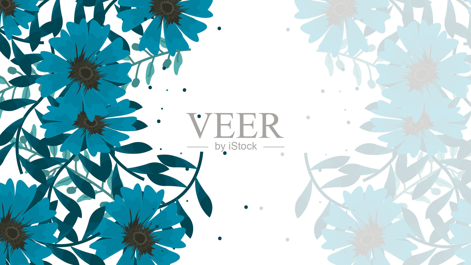 花朵图案背景插画图片素材