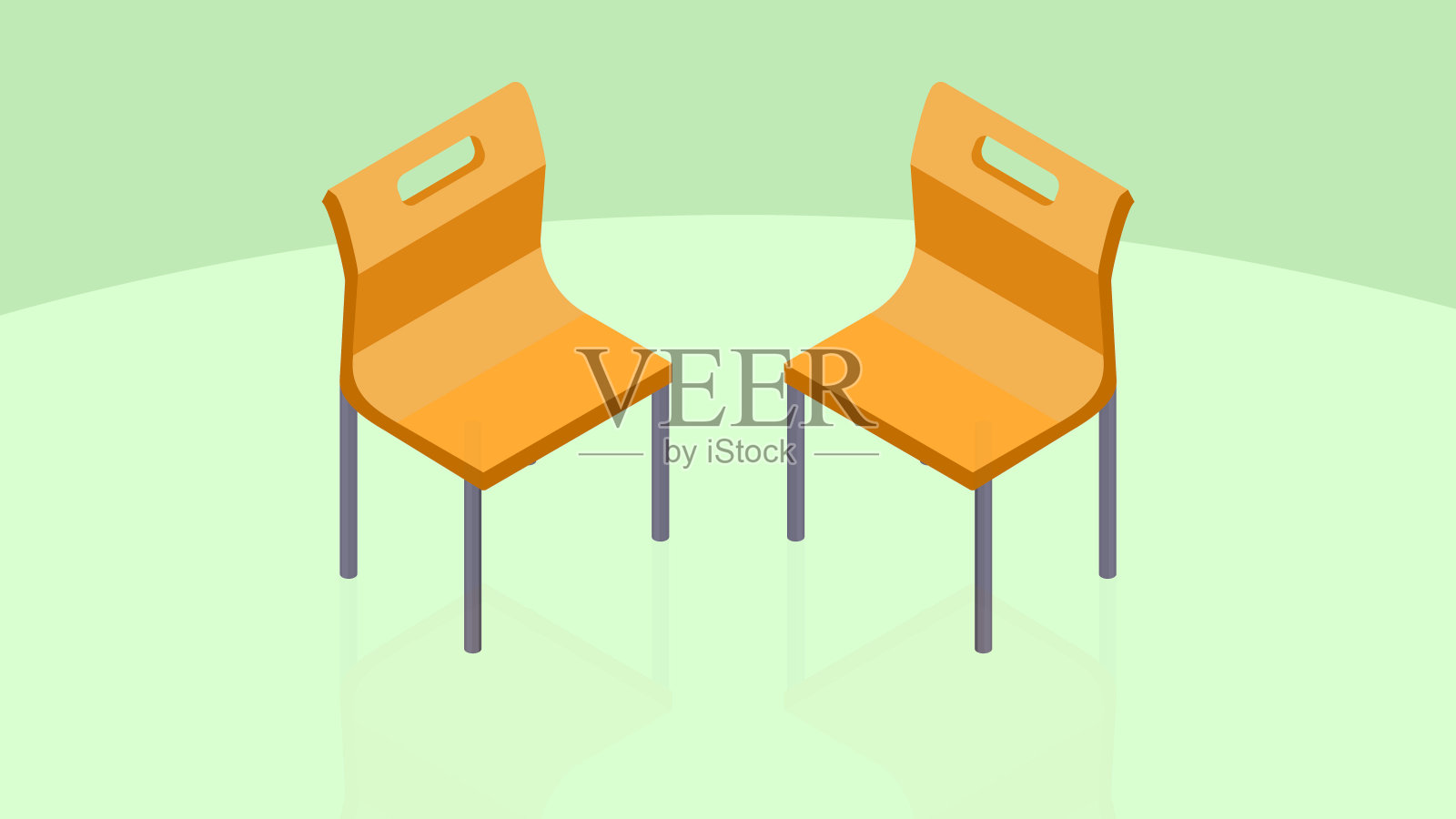 椅子图标矢量插画图片素材