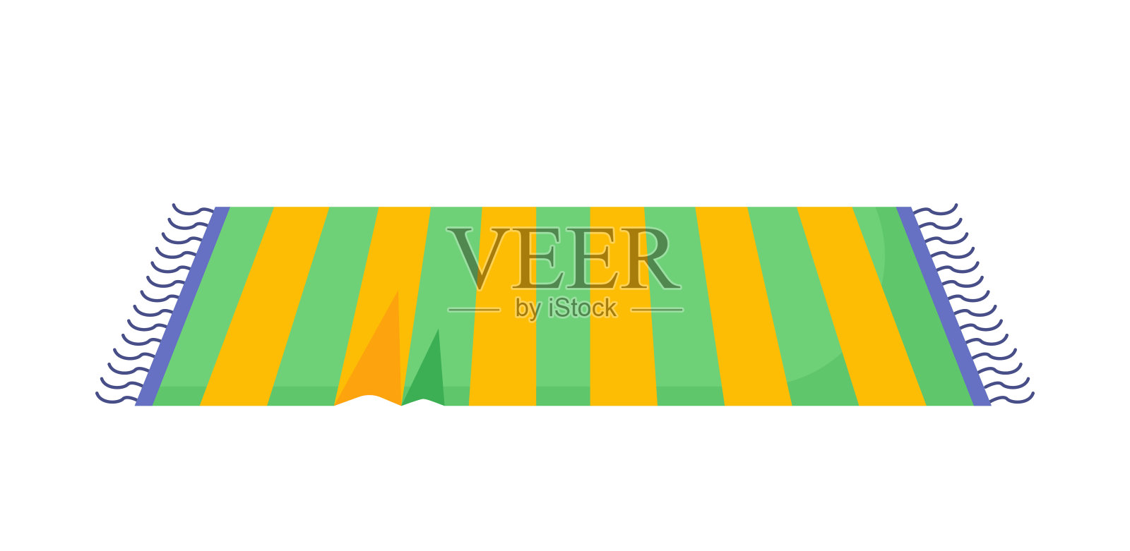 地毯为家庭矢量概念插画图片素材