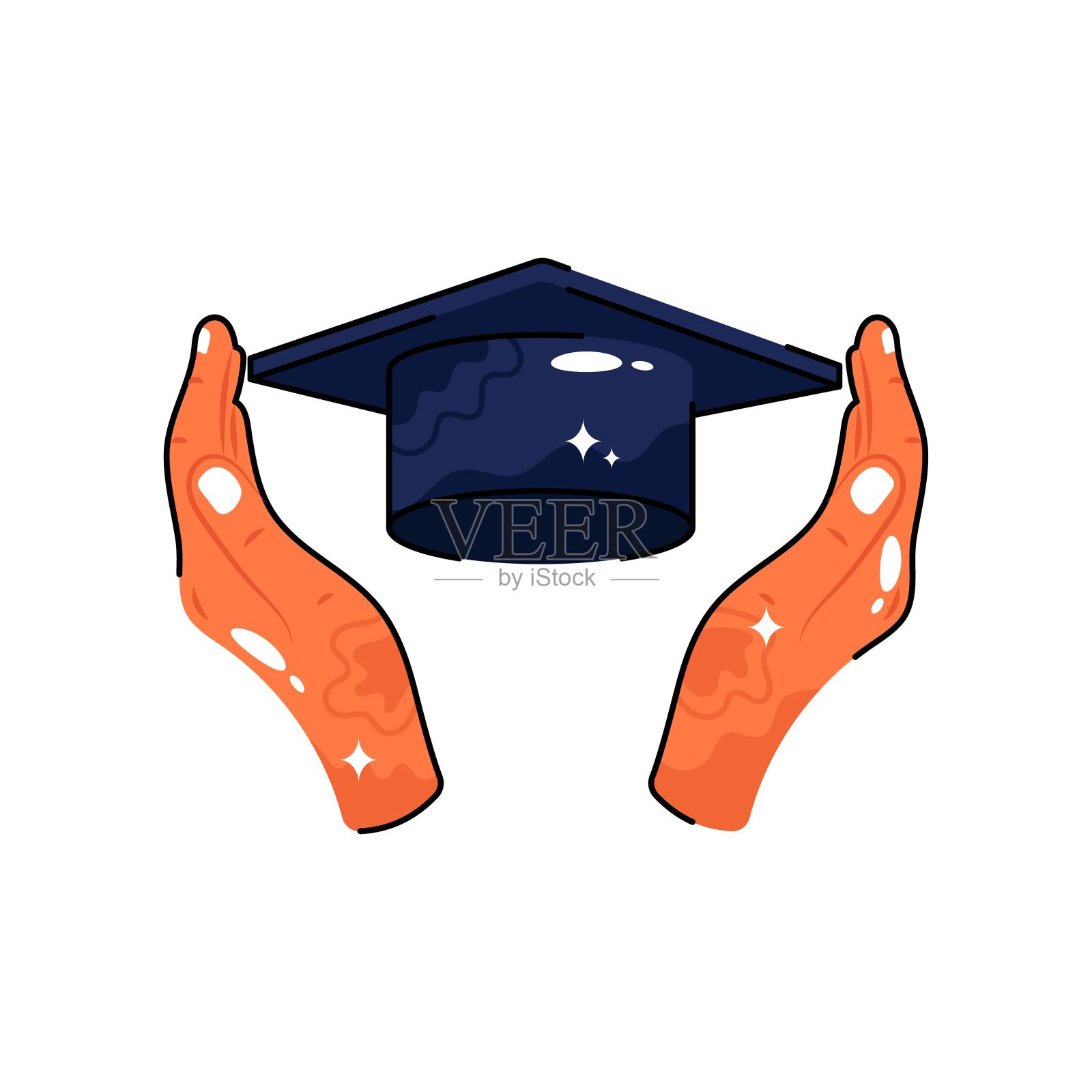 文具涂鸦矢量填充轮廓贴纸。EPS 10文件插画图片素材