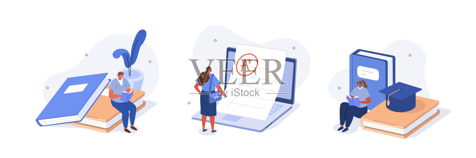 检查插画图片素材