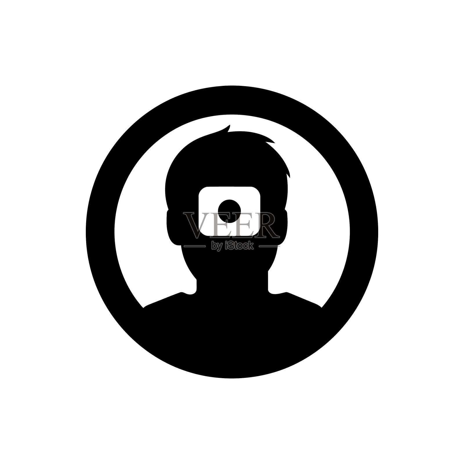 相机自动对焦图标图标素材