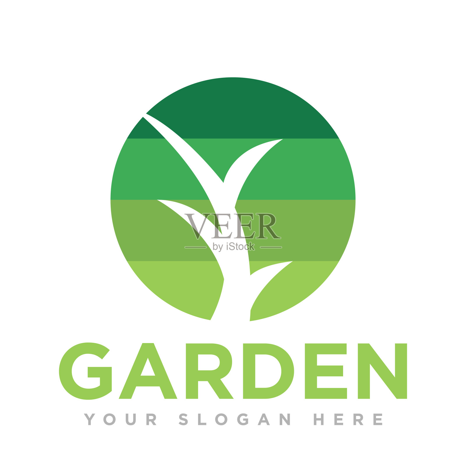 园艺和农民标志设计插图插画图片素材