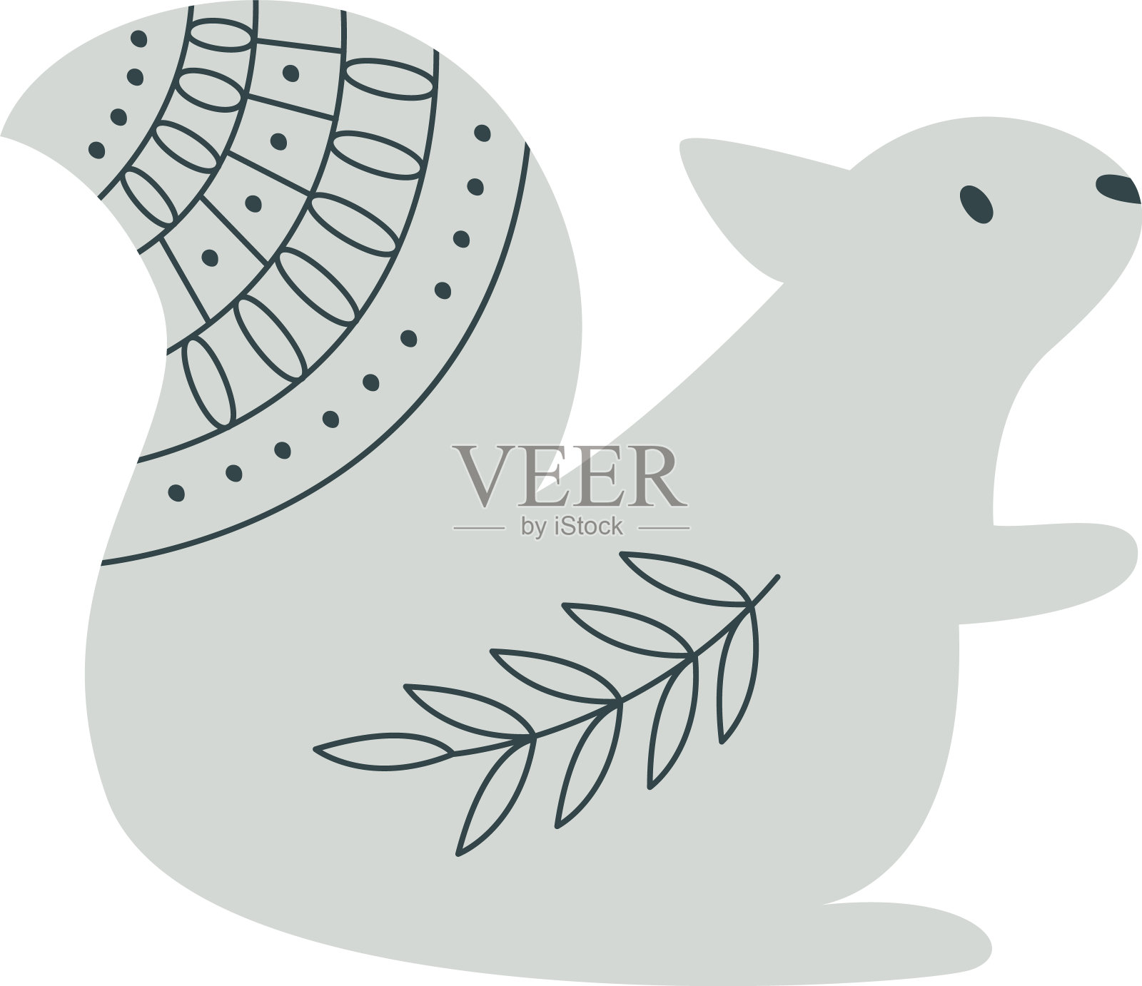 476年_elements_animals_birds_scandinavian_pattern插画图片素材