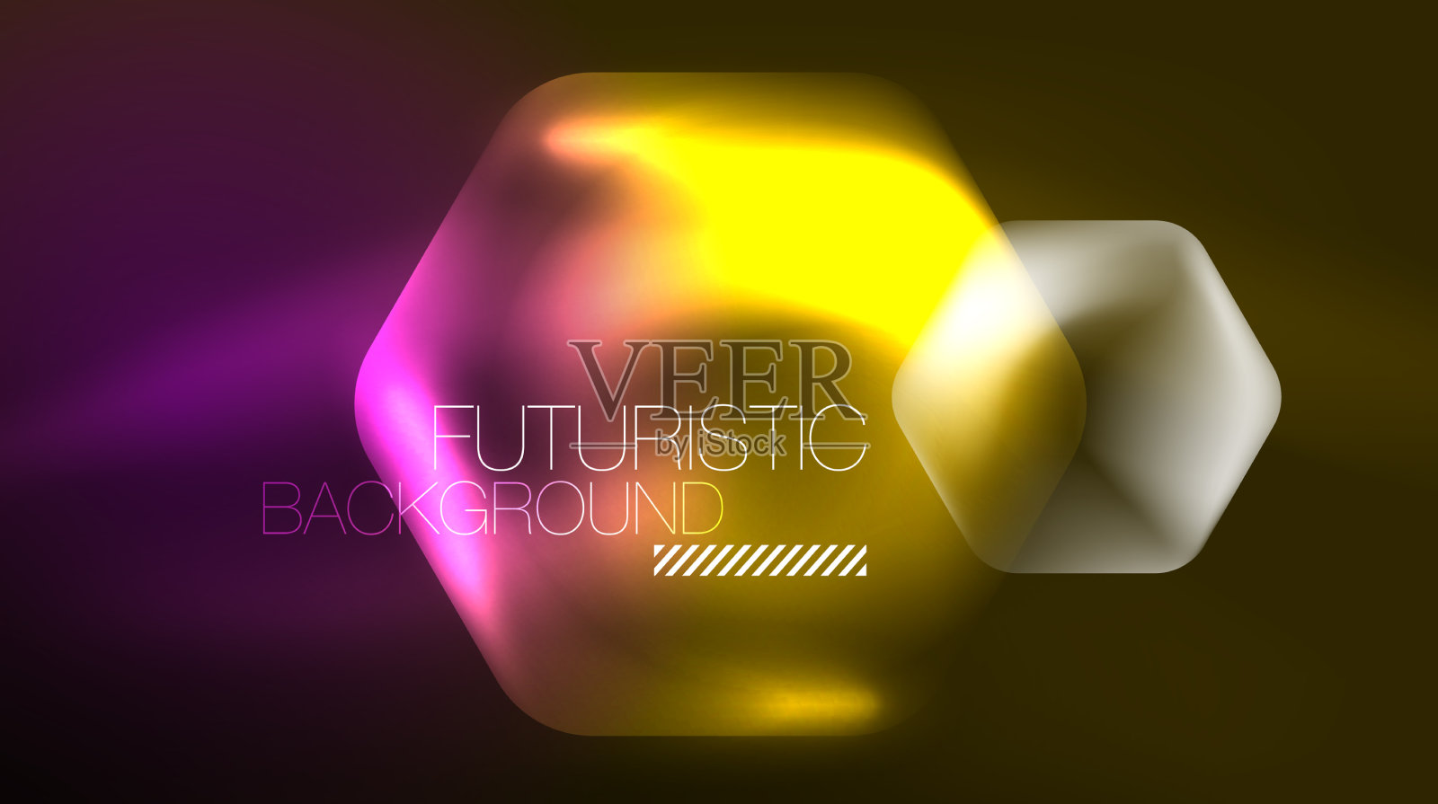 技术数字霓虹抽象背景插画图片素材