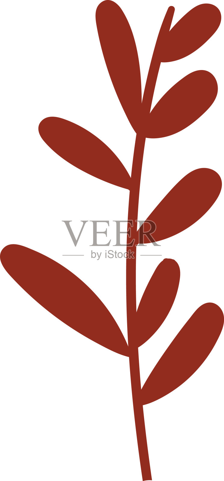 元素手绘优雅的圣诞框架花圈集插画图片素材