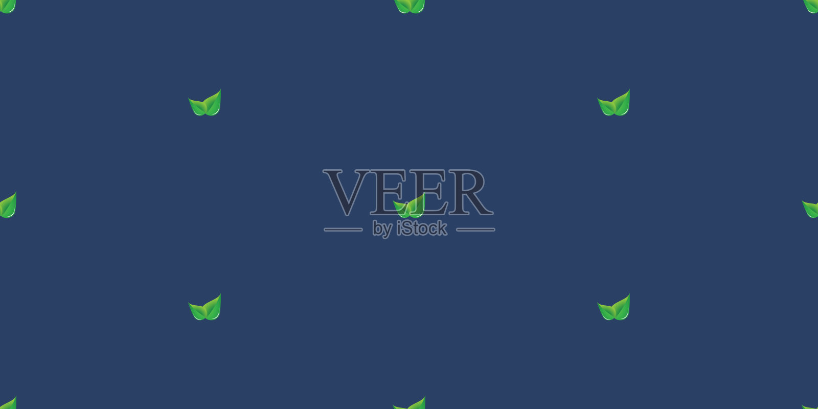 树叶图案背景插画图片素材