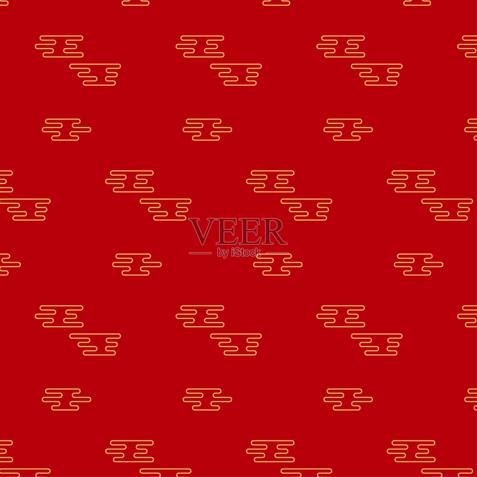 中国新年的背景。插画图片素材