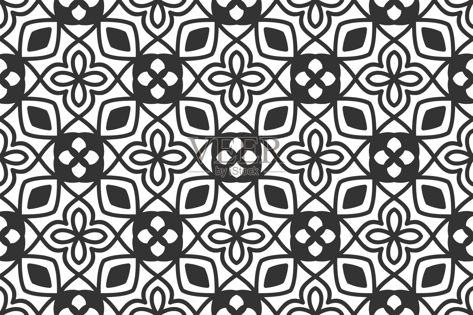 无缝抽象几何形状图案插画图片素材