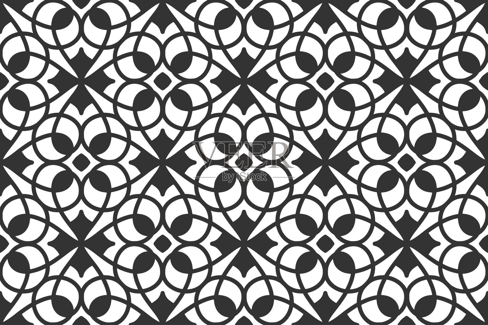 无缝抽象几何形状图案插画图片素材