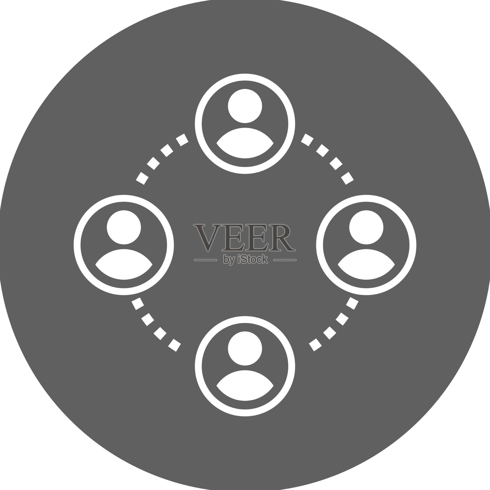 团队连接图标图标素材