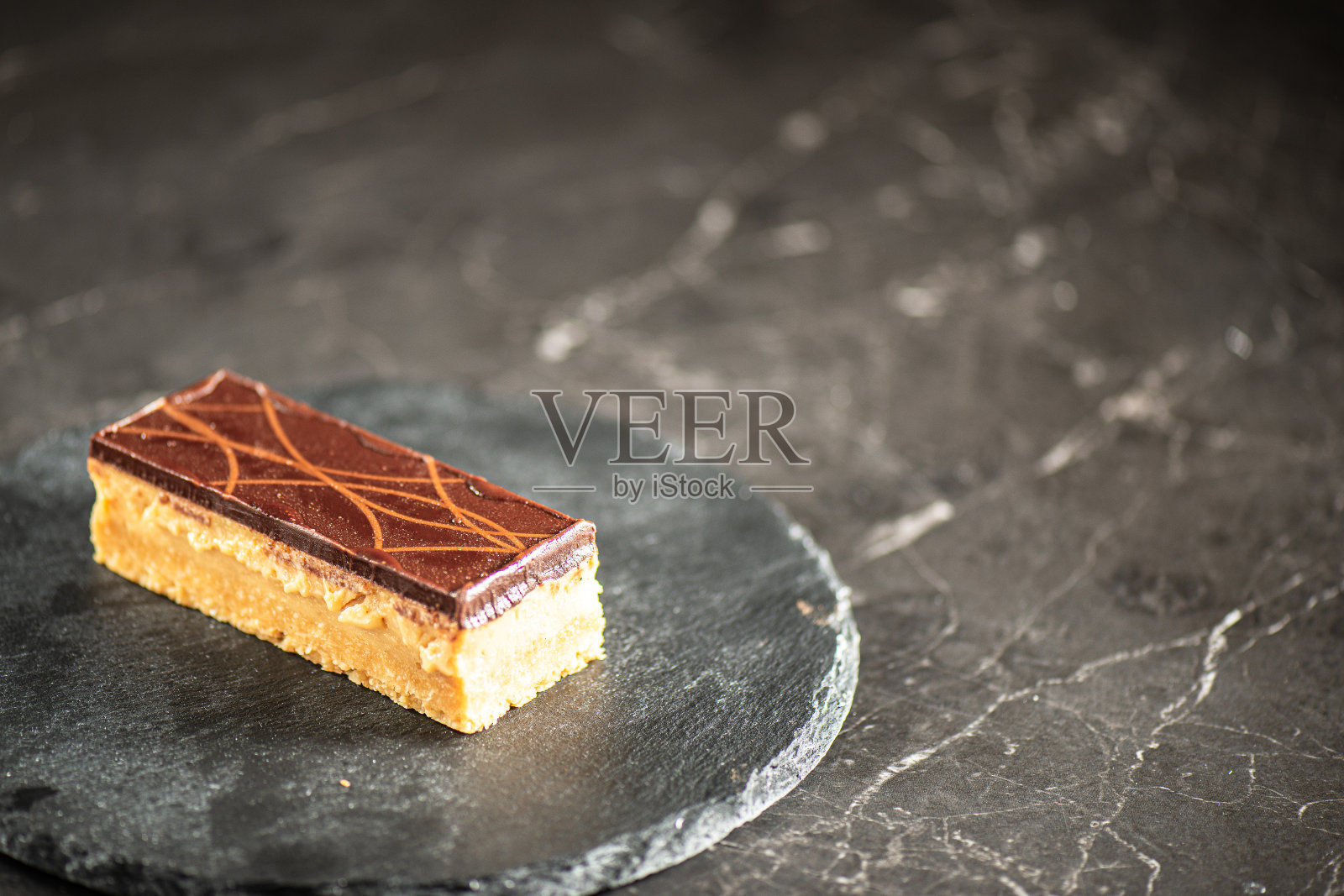 无麸质焦糖片照片摄影图片