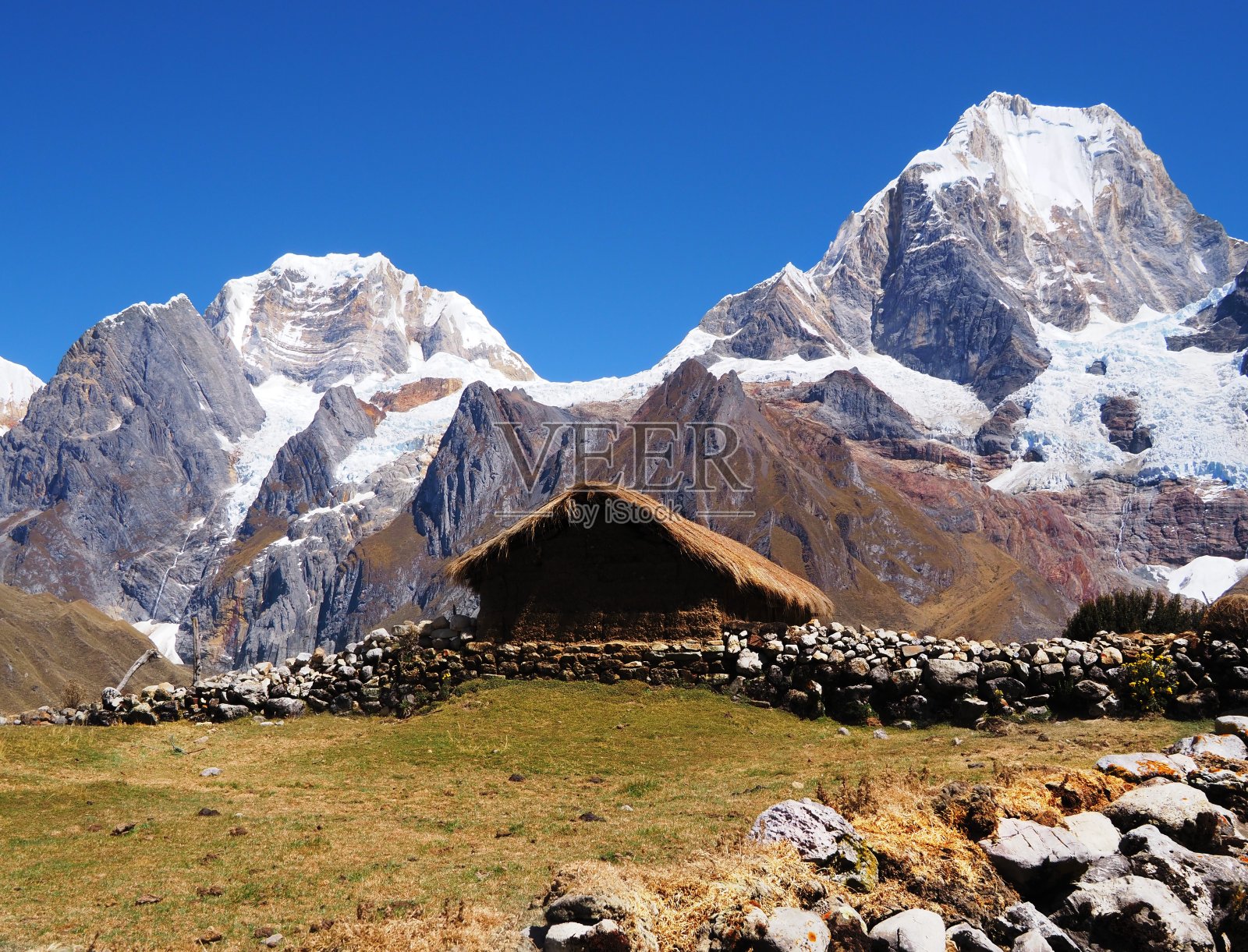 小屋视图照片摄影图片