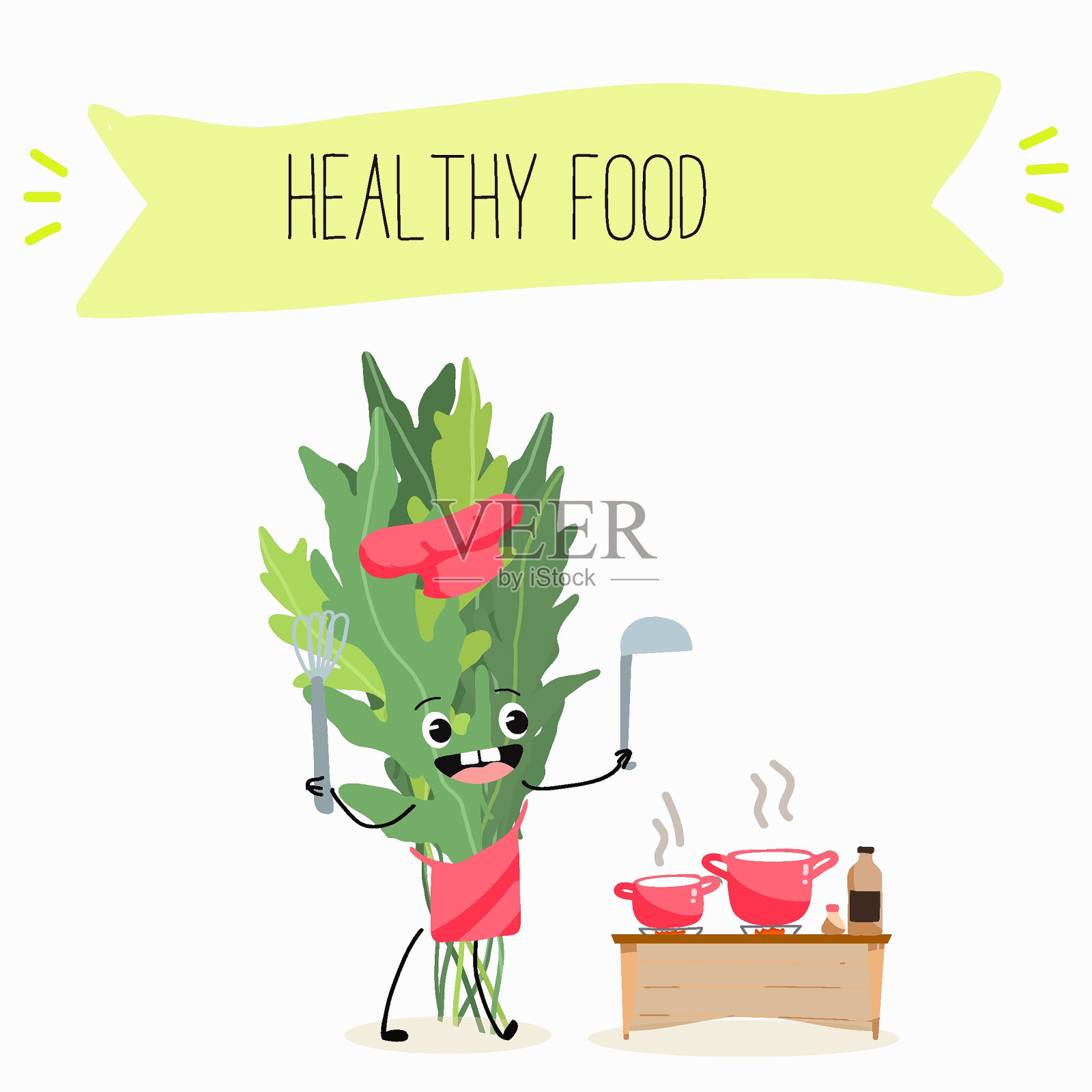 卡通蔬菜矢量插画插画图片素材