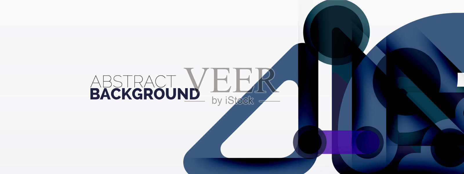 几何原语，线，圆抽象插画图片素材