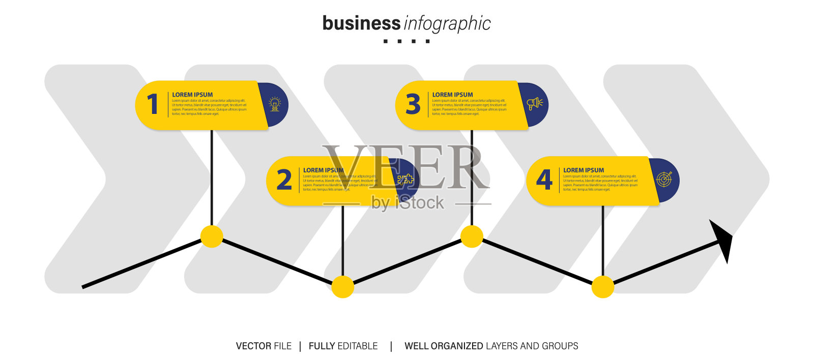 矢量seo搜索引擎优化横幅网络图标的业务和营销插画图片素材