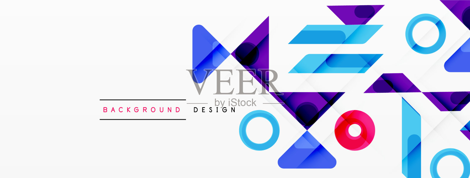 圆最小的抽象背景设计插画图片素材