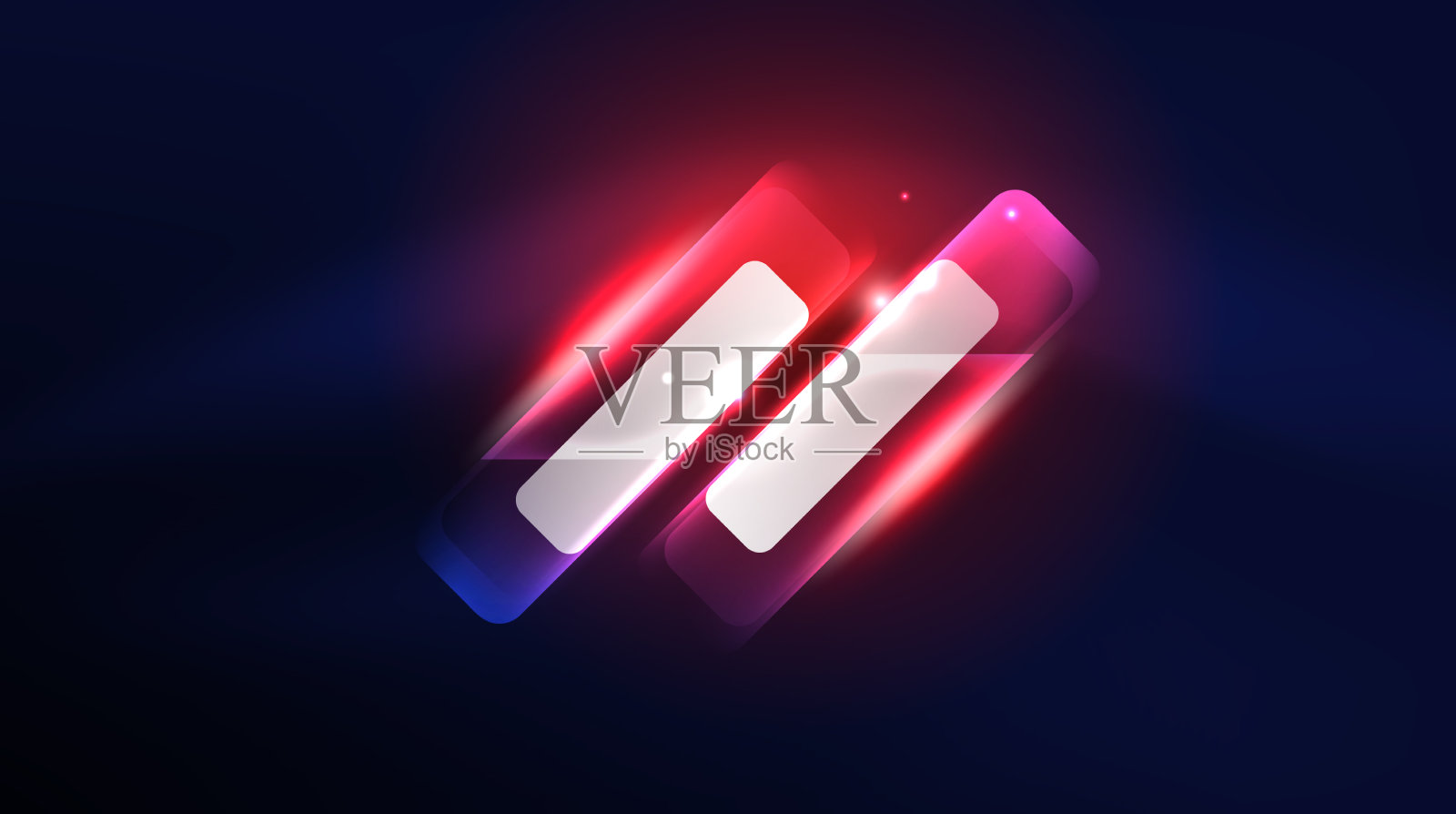 抽象背景登陆页玻璃几何插画图片素材