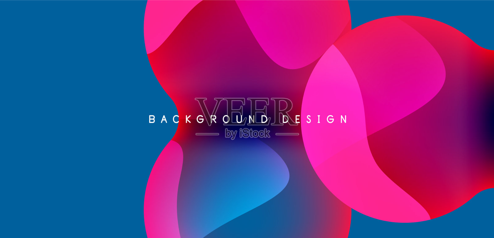 球体和圆形抽象背景新潮插画图片素材