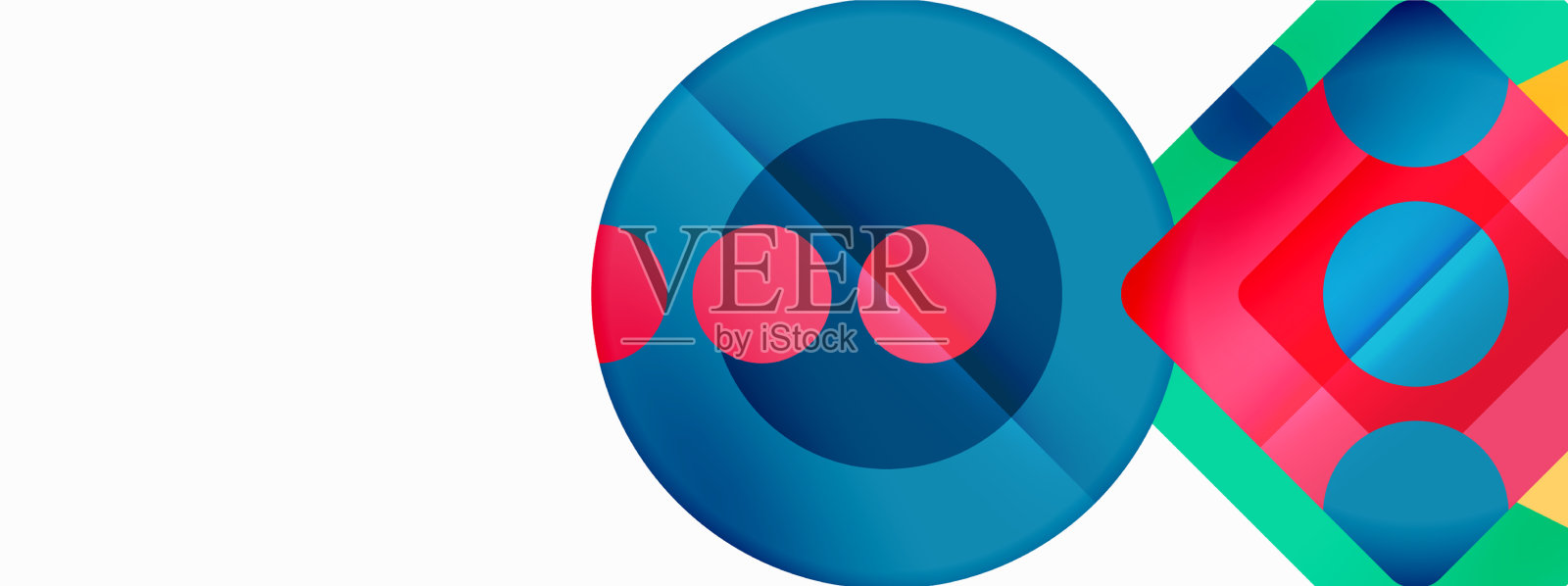 新潮的最小几何抽象背景插画图片素材