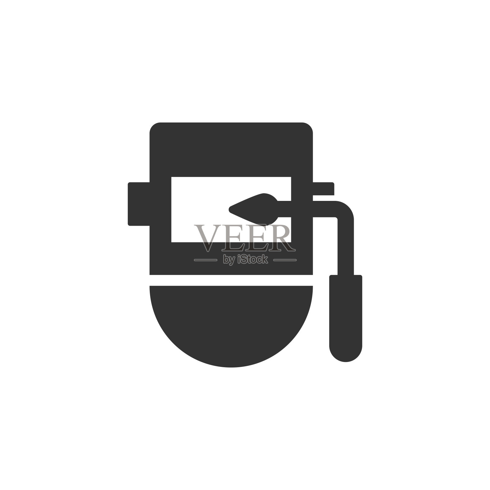 焊接面罩图标插画图片素材