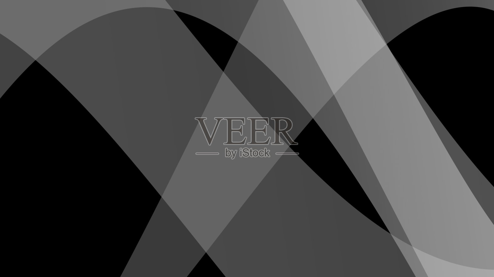 背景抽象8K单色，黑色，白色，灰色射线，螺旋，激光，雾，梯度插画图片素材