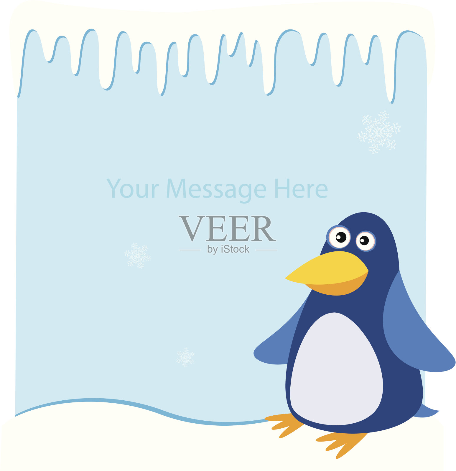 企鹅标志插画图片素材