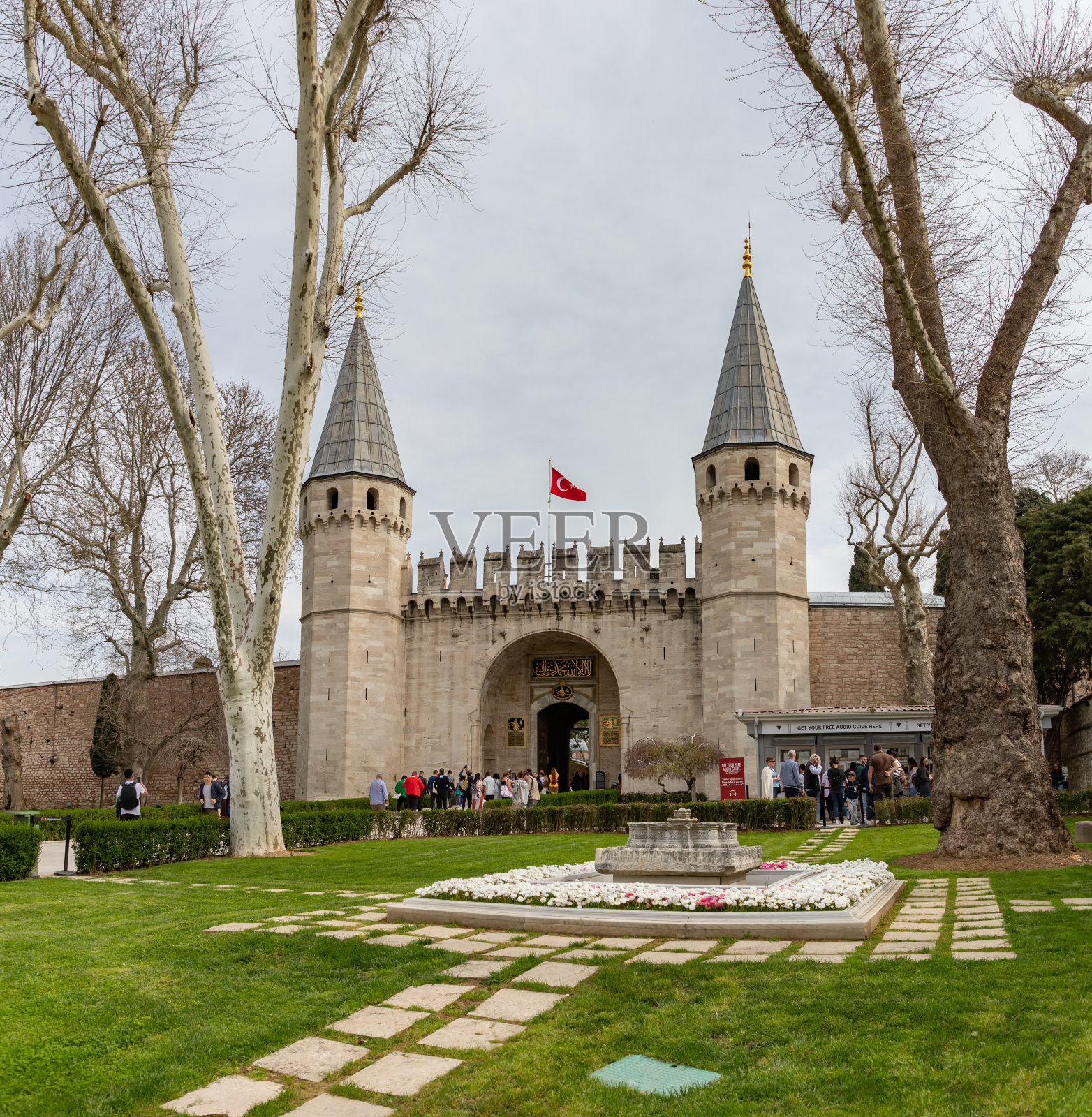 托普卡帕宫-巴布塞拉姆门照片摄影图片