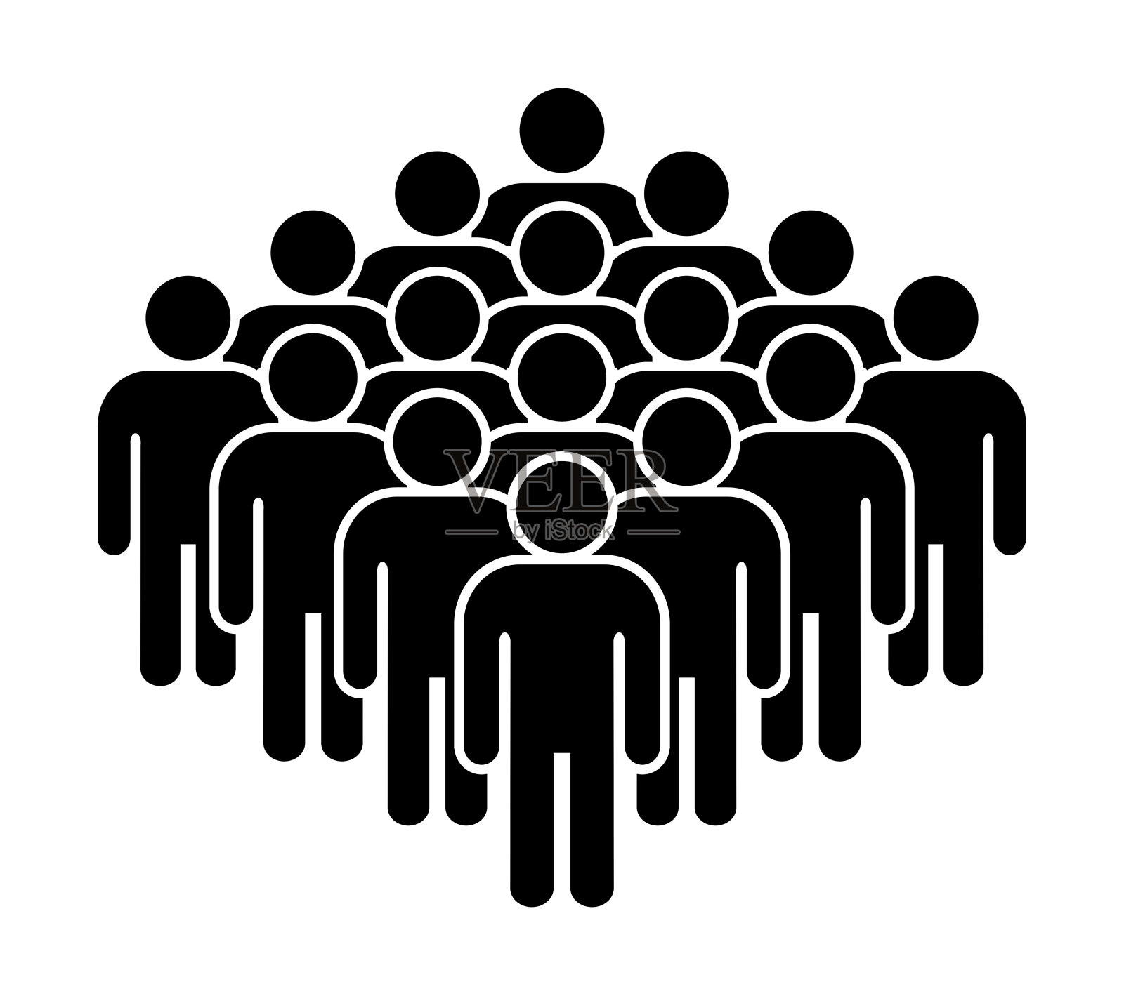 象征，人的象征。插画图片素材