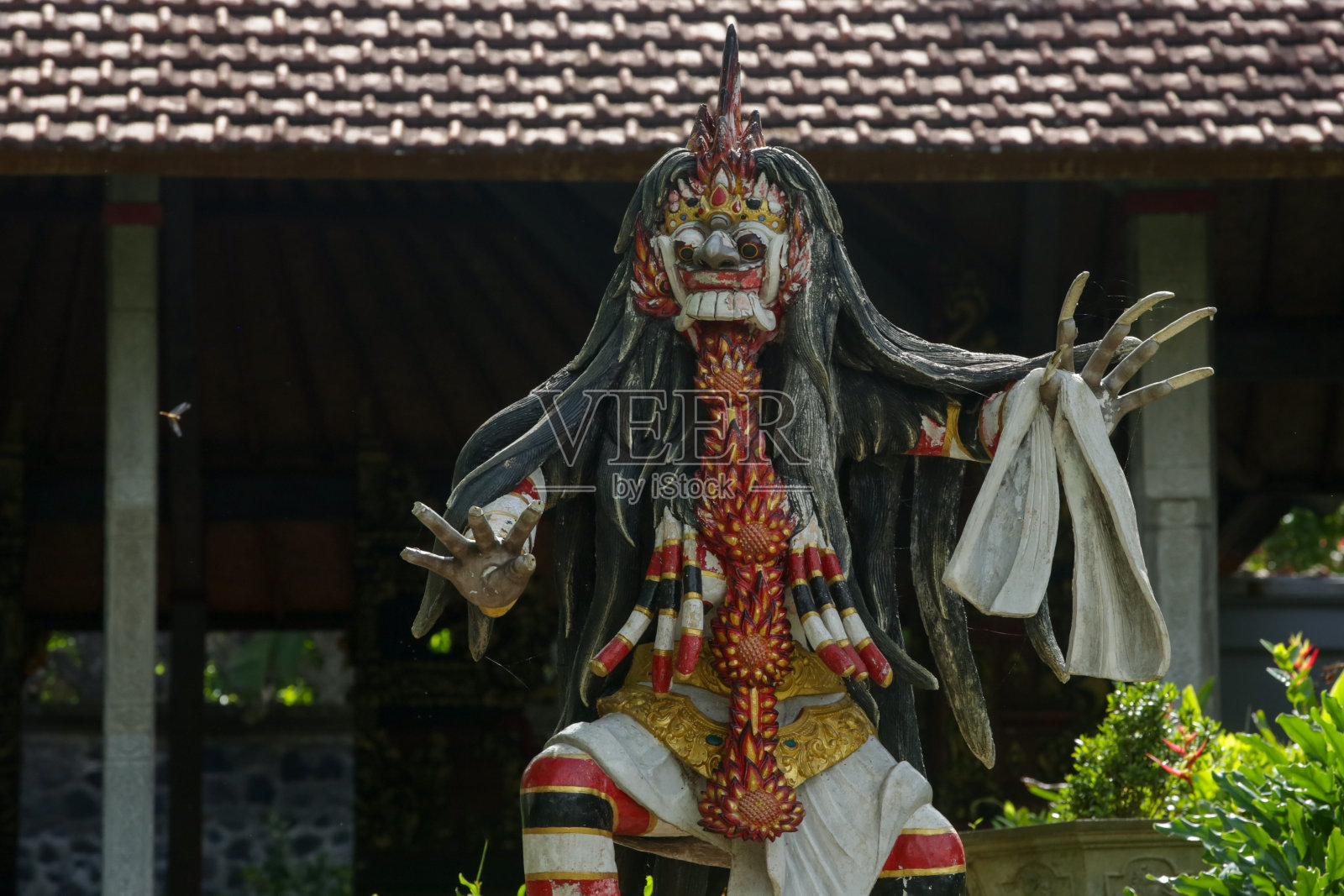 在巴厘岛皇家水宫Tirta Gangga，前国王宫殿Karangasem，巴厘岛，印度尼西亚照片摄影图片