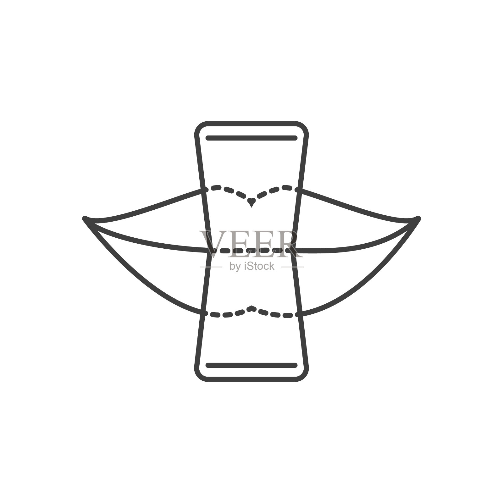 嘴带睡眠条超过嘴唇图标图标素材