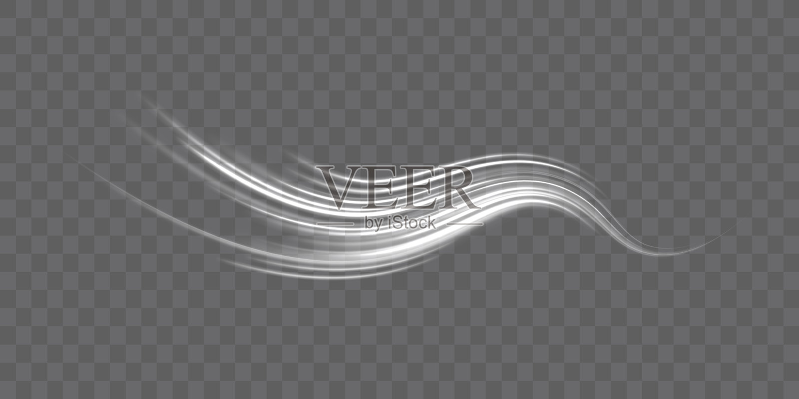 white_neon线插画图片素材