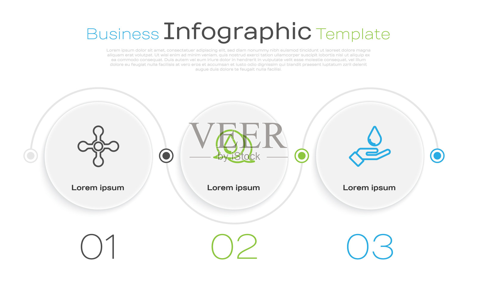自来水龙头，滴水，用肥皂洗手。业务信息图表模板。向量设计模板素材