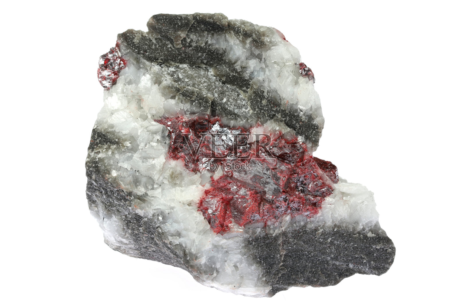 产自中国贵州的朱砂照片摄影图片