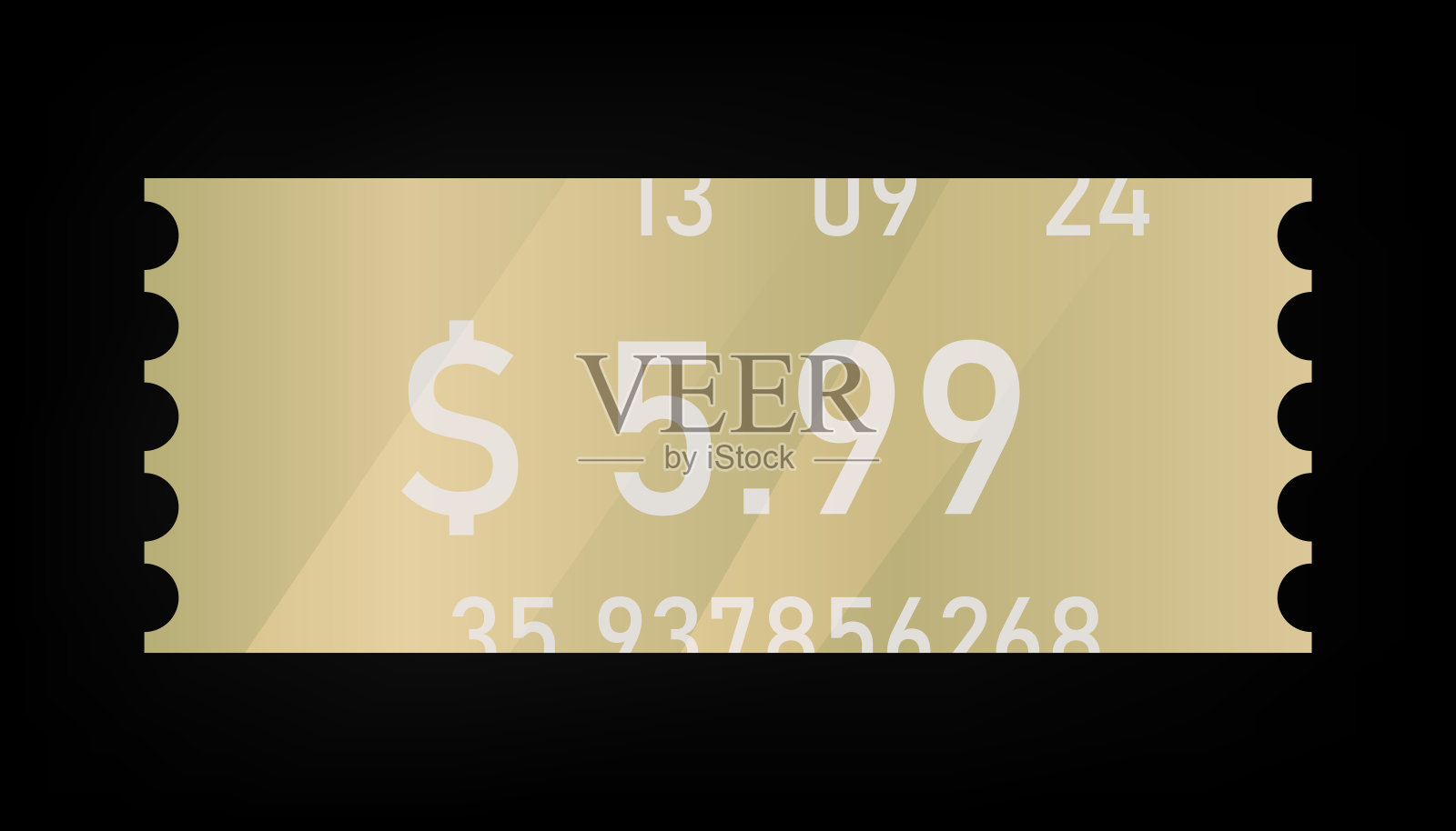 贴纸。价格贴纸。插画图片素材