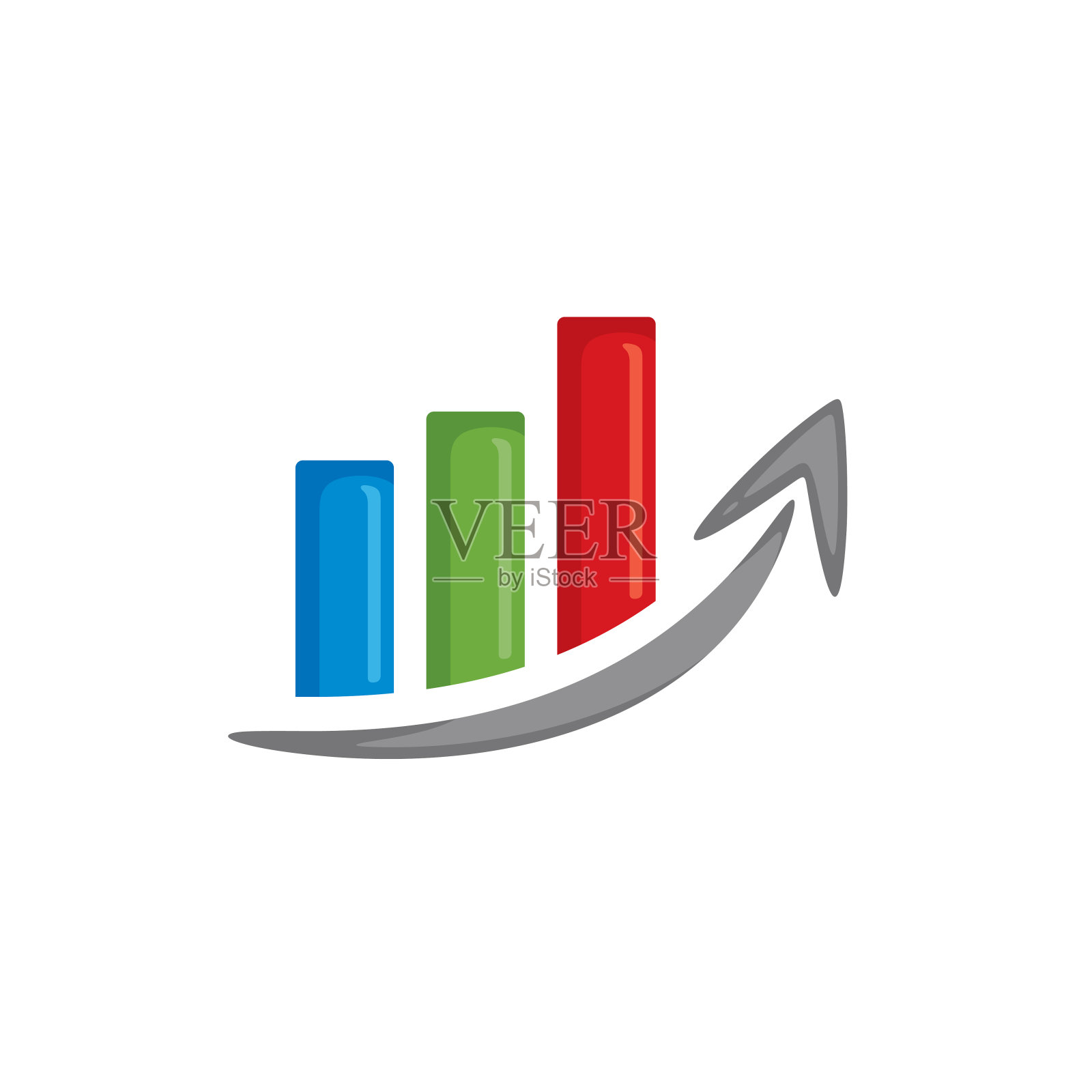 日益增长的图形图标图标素材