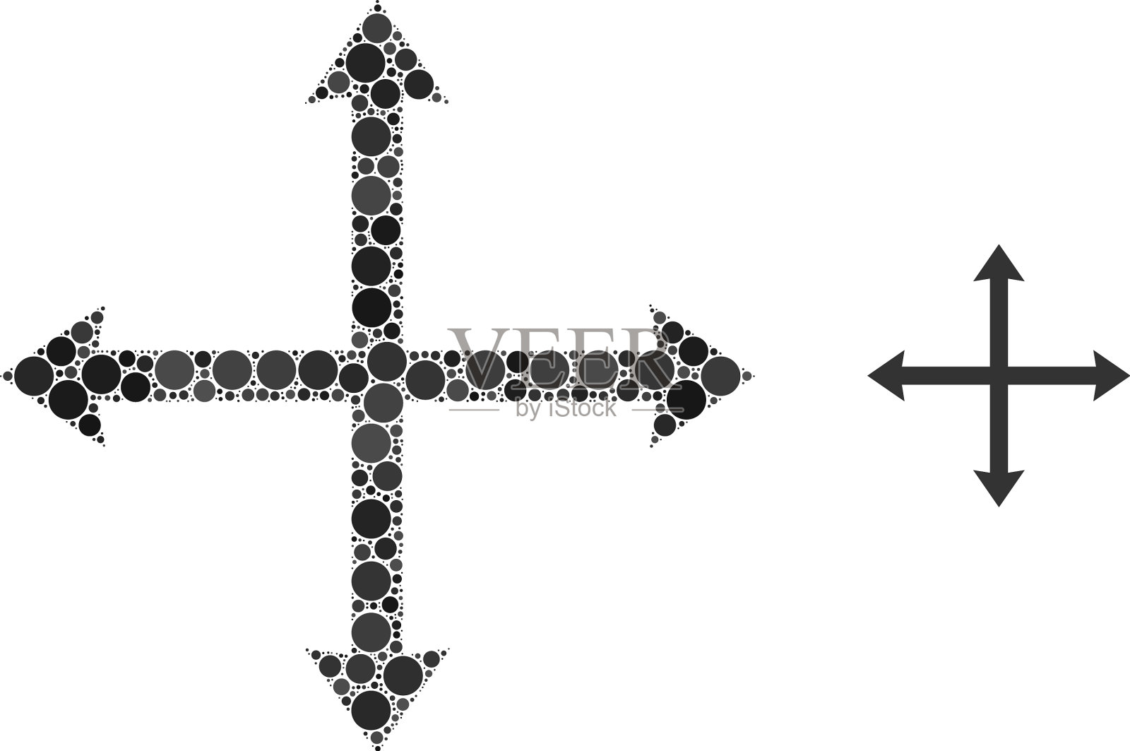 扩展点的组成插画图片素材